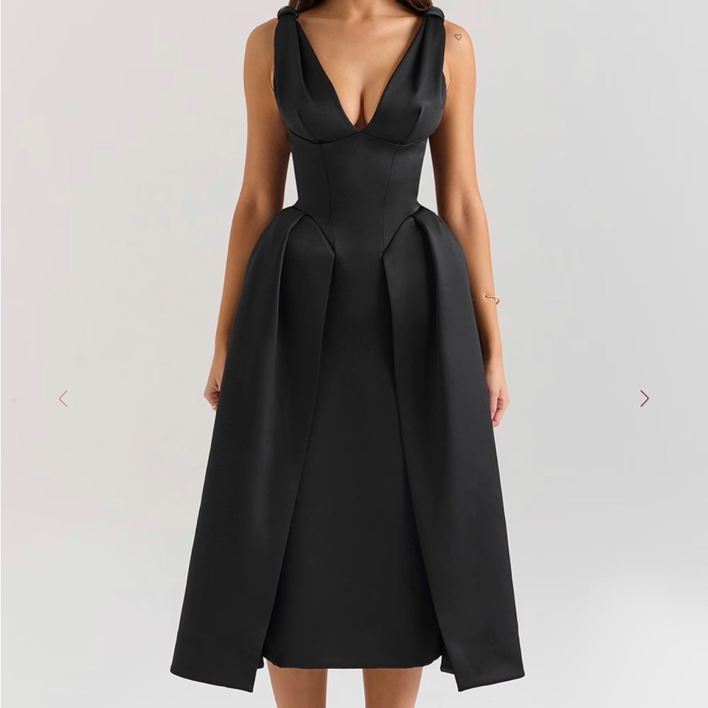 House of CB Black Midi Dress